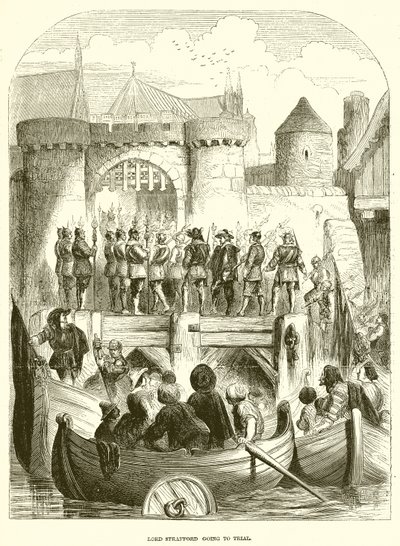 Lord Strafford jde do soudu od English School