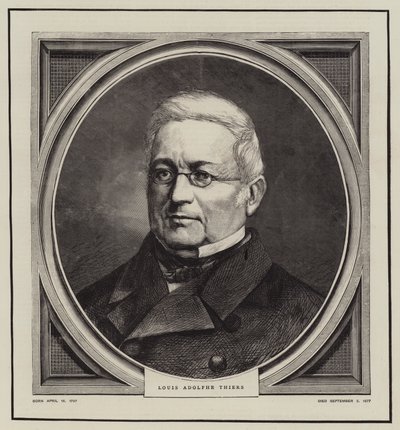 Louis Adolphe Thiers (rytina) od English School