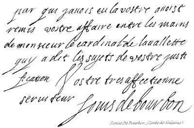 Louis De Bourbon, (Příběh Soissons) od English School
