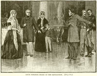 Louis Philippe slyší o revoluci od English School