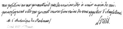 Francouzský Ludvík XVIII od English School