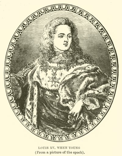 Louis XV když Young od English School