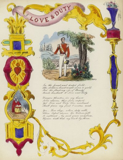 Love & Duty, britská valentýnská karta od English School