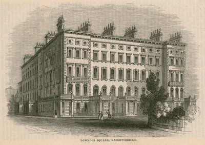 Lowndes Square, Knightsbridge, Londýn od English School