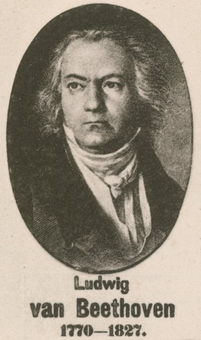 Ludwig van Beethoven (rytina) od English School