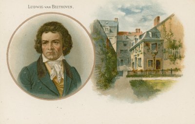 Ludwig van Beethoven , německý skladatel a klavírista od English School