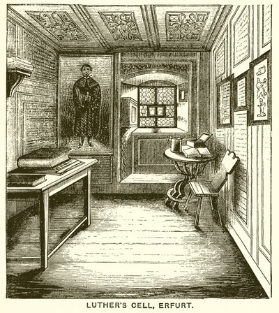 Lutherova cela, Erfurt od English School