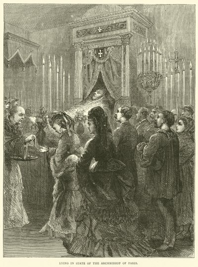 Ležící ve státě arcibiskupa Paříže, 1871 od English School