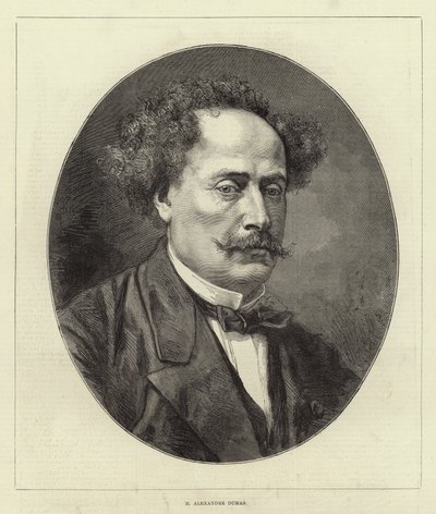 Pan Alexandre Dumas (rytina) od English School