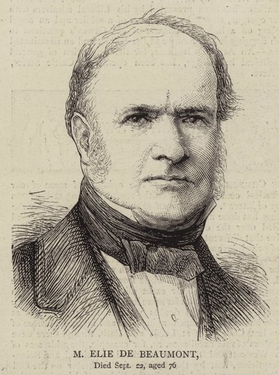 Pan Elie de Beaumont (rytina) od English School
