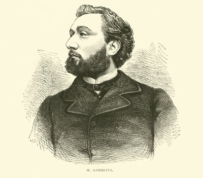 M Gambetta, září 1870 od English School