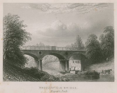 Macclesfield Bridge, Regents Park, Londýn od English School