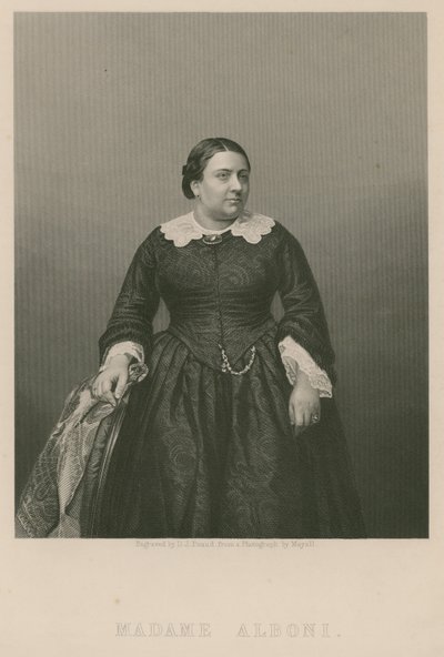 Madame Albani, soprán; fotografie od English School