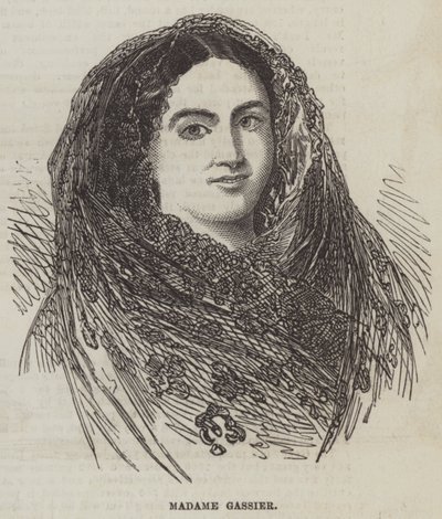 Madame Gassier (rytina) od English School