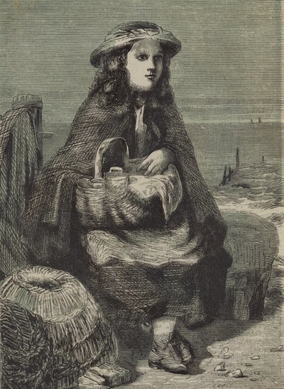 Maggie, rybářova dcera (rytina) od English School