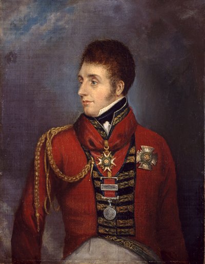 Generálmajor Ctihodný sir William Ponsonby, kolem roku 1815 od English School