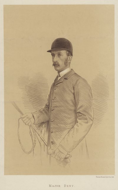 Major Dent (litho) od English School