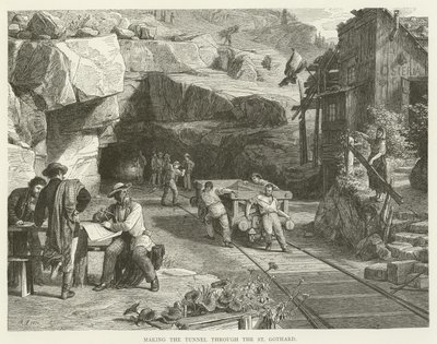 Dělat tunel přes St Gothard od English School