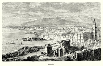 Malaga (rytina) od English School
