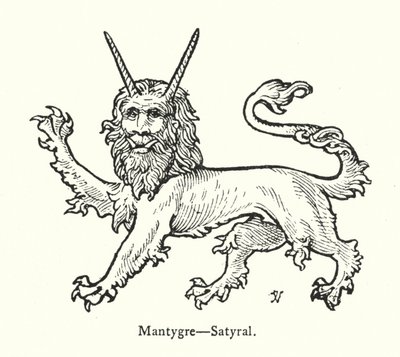 Mantygre, Satyral (rytina) od English School