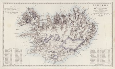 Mapa: Augusta Petermanna (barevná litografie). od English School