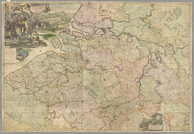 Mapa Belgie od English School