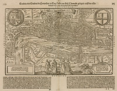 Mapa Londýna od English School