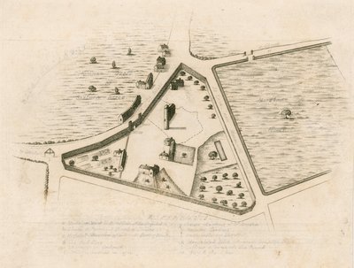 Mapa farnosti St Giles in the Fields, Londýn od English School