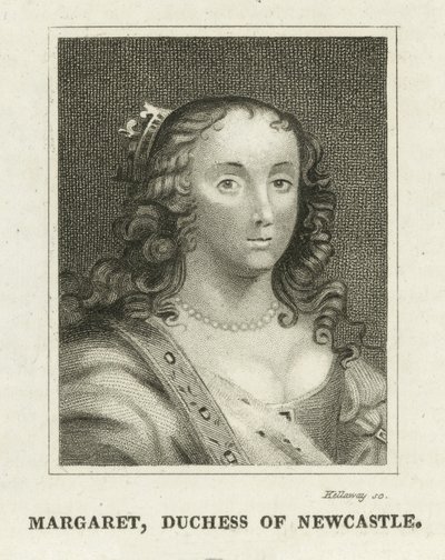 Margaret, vévodkyně z Newcastlu (rytina) od English School