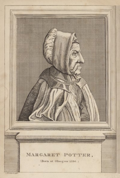 Margaret Potterová, narozená v Glasgow 1596 od English School