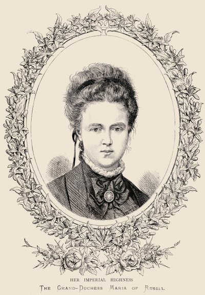 Maria Alexandrovna (1853-1920), její císařská výsost, velkovévodkyně Ruska od English School