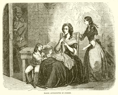 Marie Antoinetta ve vězení od English School