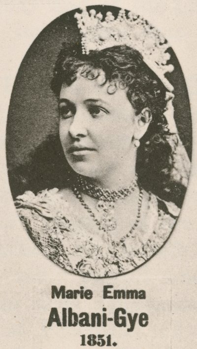 Marie Emma Albani-Gye (hlubotisk) od English School
