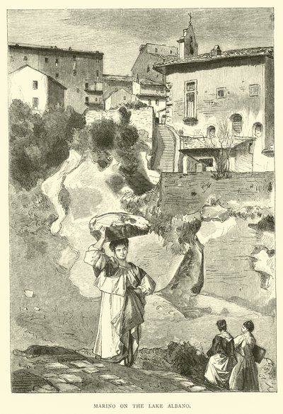 Marino na jezeře Albano od English School