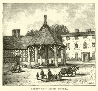 Market-Cross, Abbots Bromley od English School