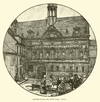 Tržiště a radnice, Noyon od English School