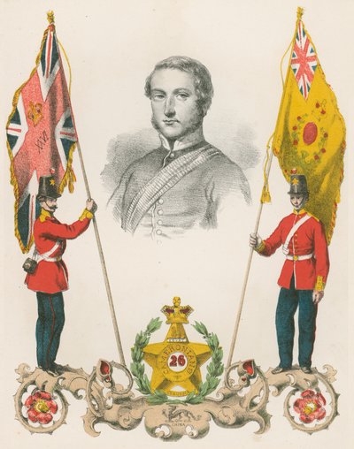 Markýz z Dalhousie, pozdější plukovník 26. cameronské armády od English School