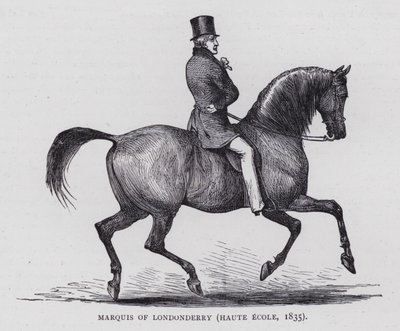 Marquis of Londonderry (rytina) od English School