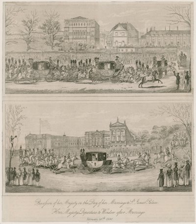 Sňatek královny Viktorie a prince Alberta, 10. února 1840 od English School