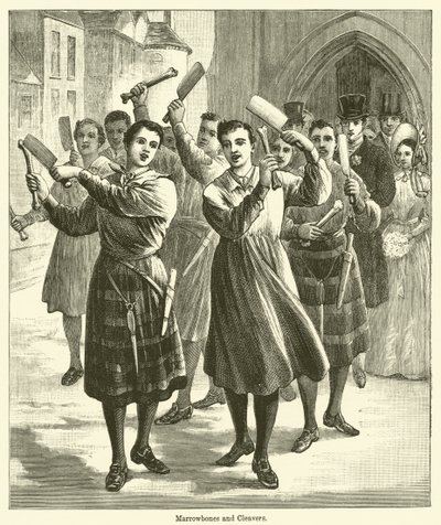 Marrowbones and Cleavers (rytina) od English School