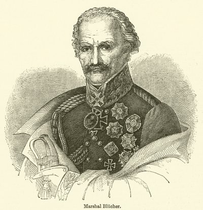 Marshal Blucher (rytina) od English School