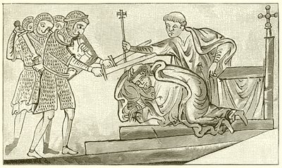Mučednictví S. Thomase z Canterbury od English School