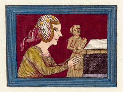 Mary De St Paul (barevná rytina) od English School
