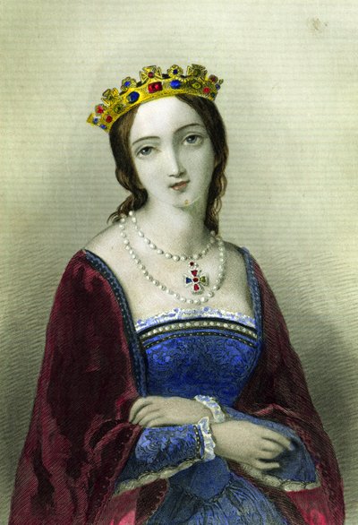 Marie I. Anglická, dcera Jindřicha VIII., tisk Henry G. Bohn, 1856 od English School