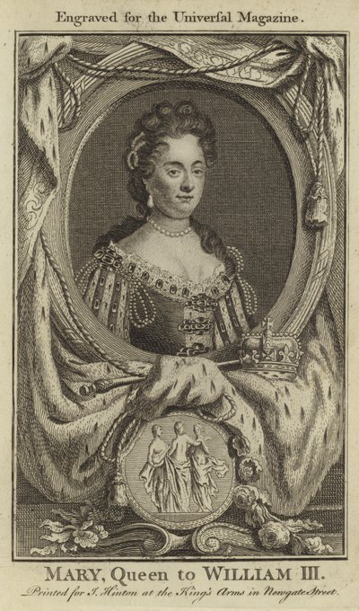 Marie, královna Viléma III od English School