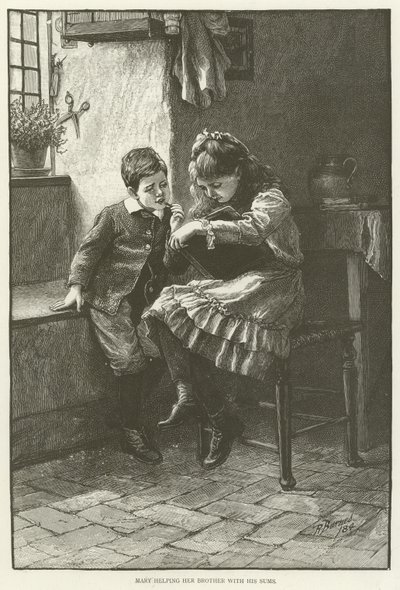 Mary pomáhá svému bratrovi s jeho částkami od English School