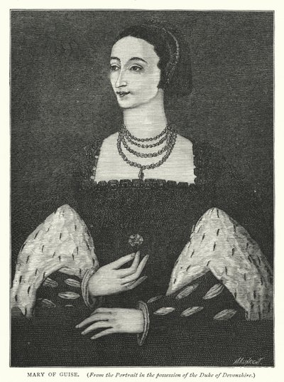 Marie z Guise (rytina) od English School