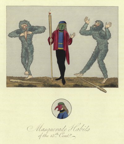 Maškarní zvyky 15. století od English School