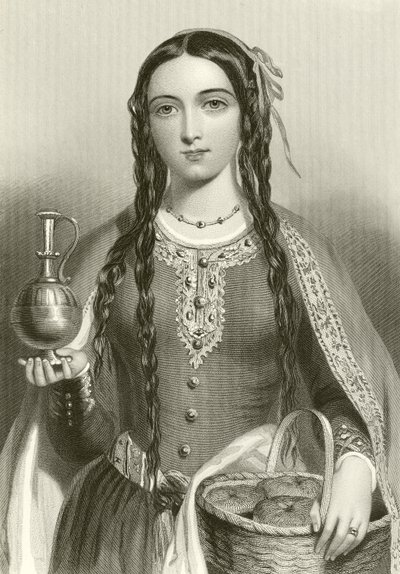 Matilda Skotská, královna krále Jindřicha I od English School