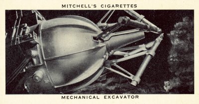 Mechanické rypadlo (litho) od English School